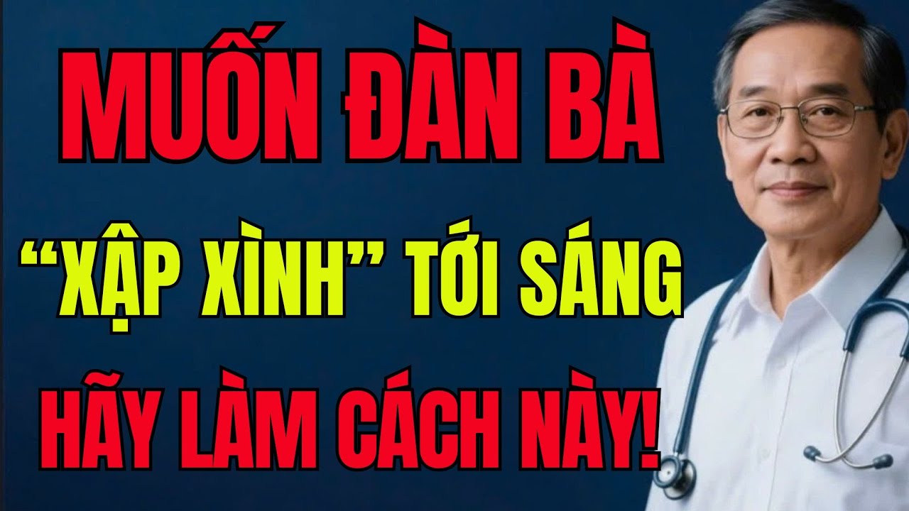 Muốn Đ&agrave;n B&agrave; Lớn Tuổi &ldquo;Xập X&igrave;nh&rdquo; Tới S&aacute;ng &ndash; H&atilde;y L&agrave;m C&aacute;ch N&agrave;y, Kh&ocirc;ng Cần Uống Thuốc