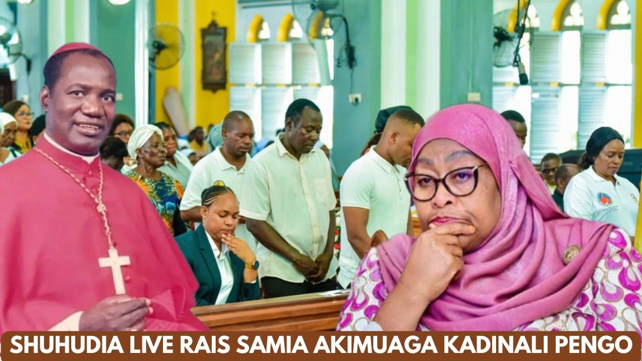 LIVE :  RAIS DKT. SAMIA AKISHIRIKI IBADA YA KUAGA MWILI WA MWADHAMA POLYCARP KARDINALI PENGO