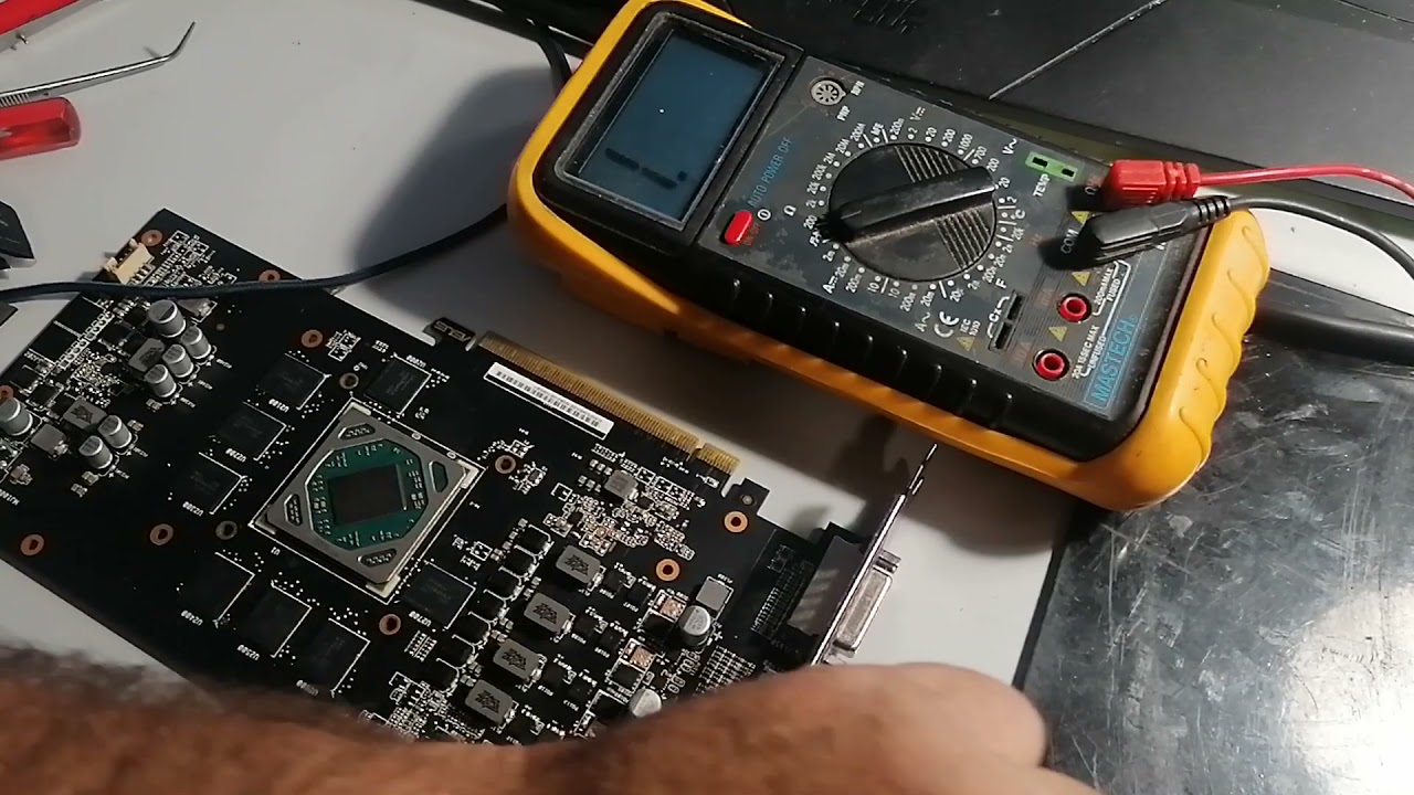 Reparación de Tarjeta Grafica ASUS Radeon  RX570 4GB EXPEDITION