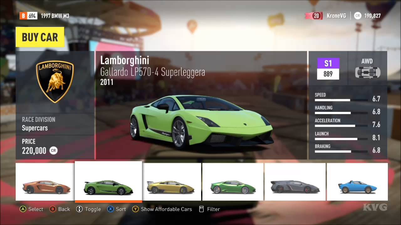 Forza Horizon 2 - All Cars | List [HD]