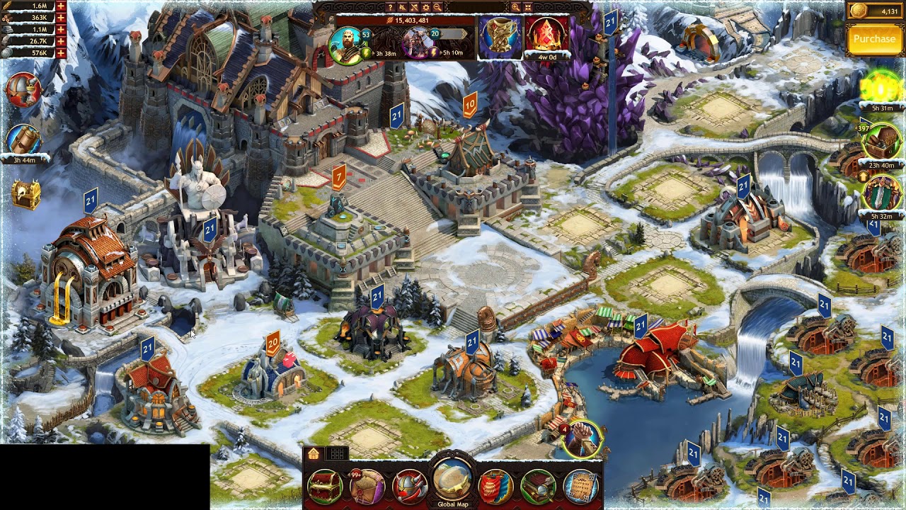 Support Accounts in Vikings: War of Clans
