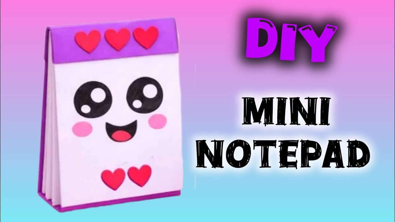 How to make Mini Notebook with paper | Easyschool craft | Paper crafts for kids