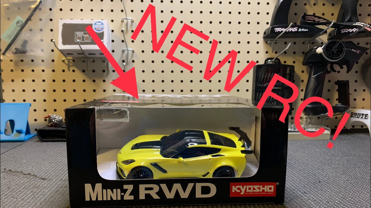 Unboxing and testing the Kyosho Rwd Mini Z! | Corvette￼￼￼￼￼