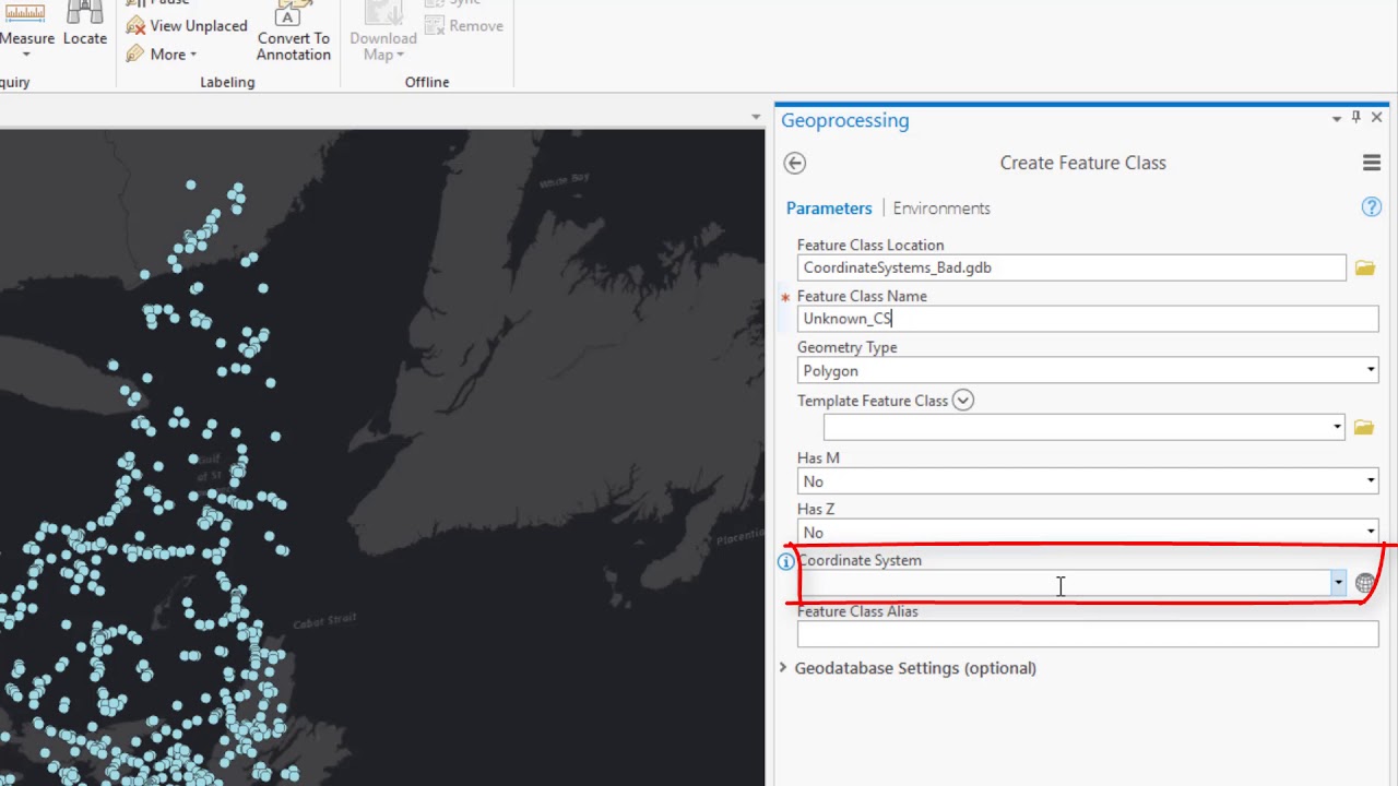 Dealing with an Incorrectly Defined Coordinate System in ArcGIS Pro
