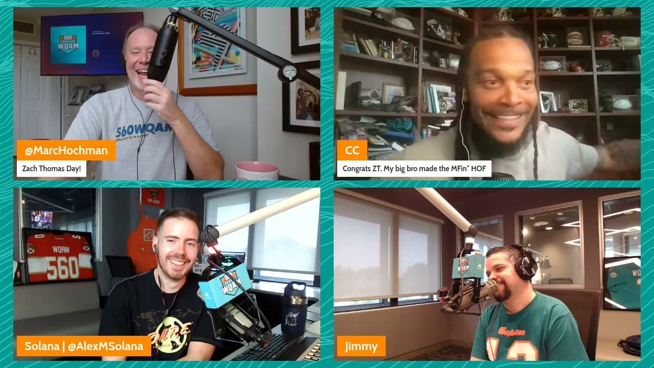Crowder shares what it was like partying with Zach Thomas during their playing days | Hoch & Crowder