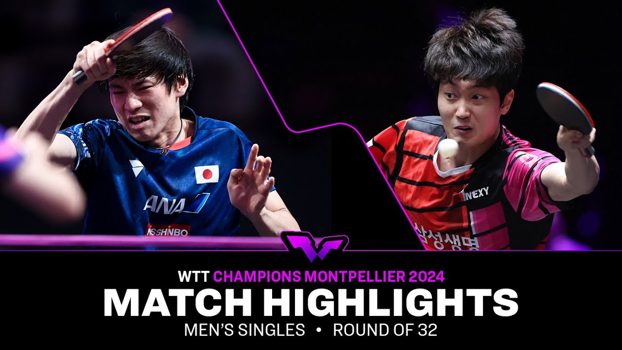 Shunsuke Togami vs Cho Daeseong | MS R32 | WTT Champions Montpellier 2024