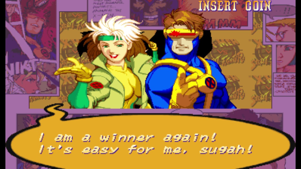 X-Men vs Street Fighter ( Arcade ) - Cyclops / Rogue Playthrough ( Mar 14, 2017 )