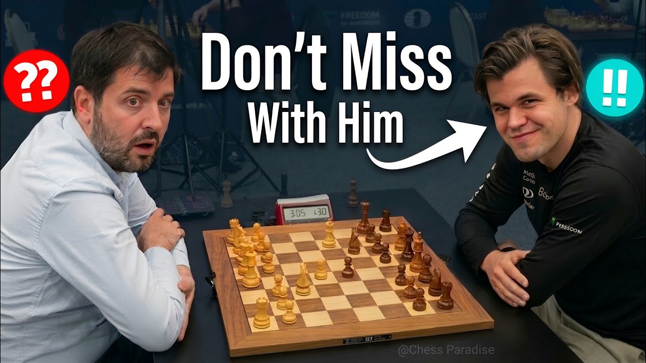 Don't Miss With Magnus Carlsen Ever!
