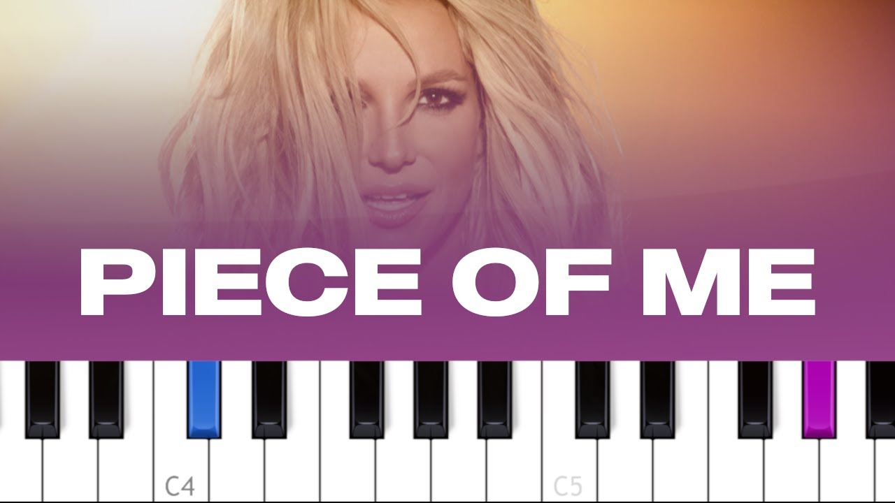 Britney Spears - Piece Of Me (piano tutorial)