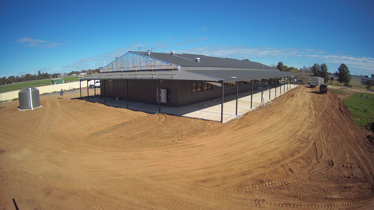 Cobram Anglican Grammar School Trades Centre Time Lapse
