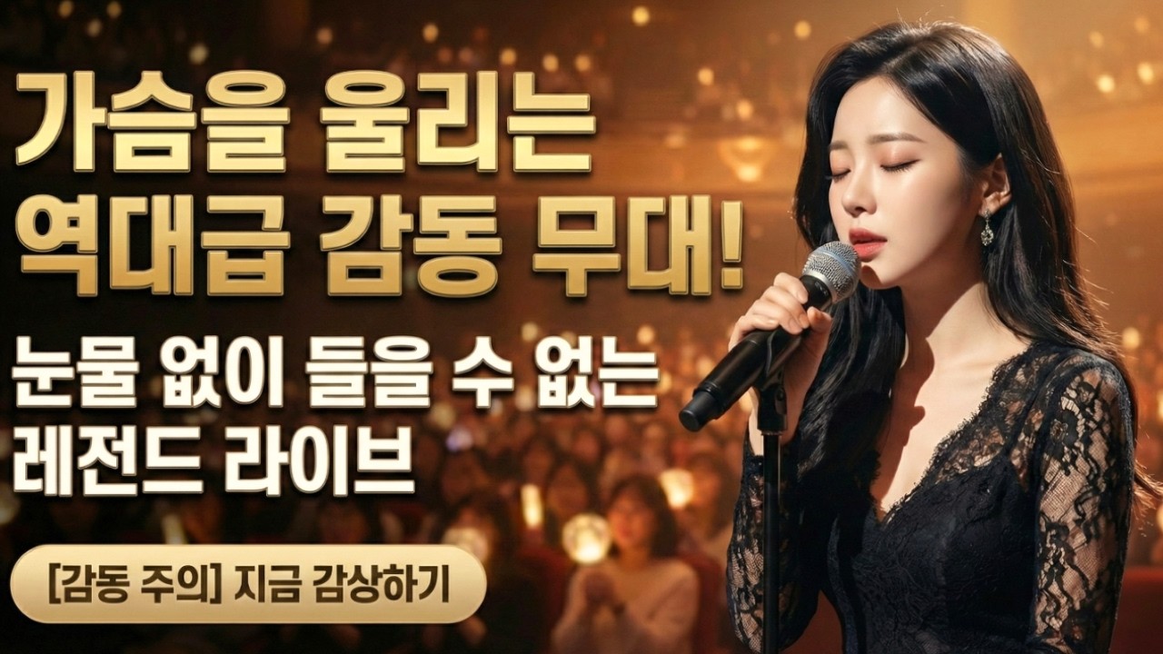 숨죽이고 듣게 되는 전율의 무대...😥 가슴을 후벼파는 역대급 감성 보컬 (이어폰 필수)