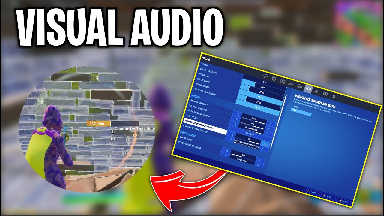 Should I use Visual Audio in Fortnite? (Visualized Sound Effects)
