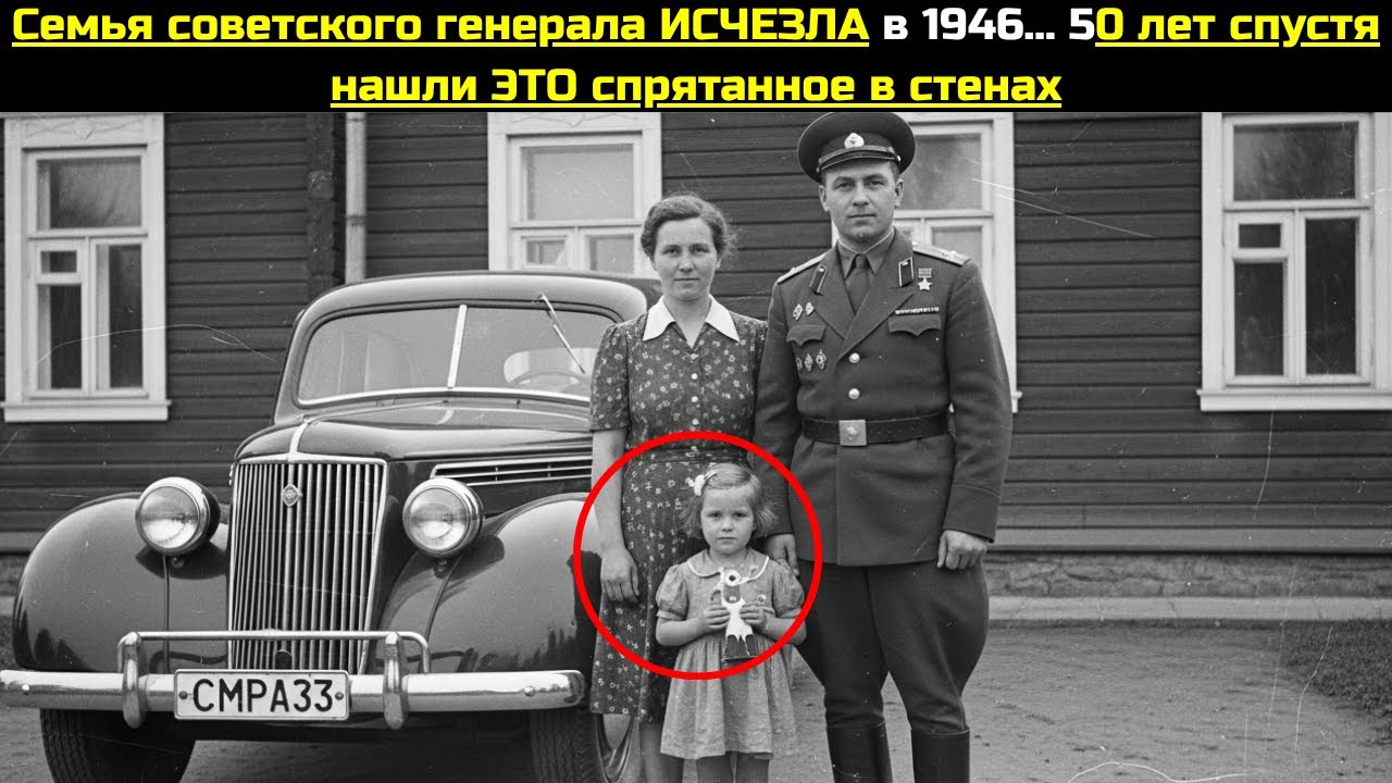 Семья советского генерала ИСЧЕЗЛА в 1946... 50 лет спустя нашли ЭТО спрятанное в стенах