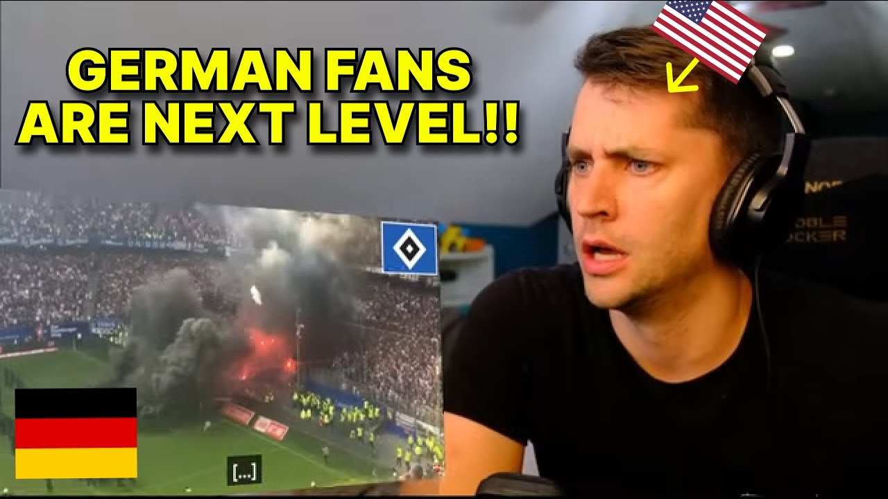 American reacts to WILD German Football fans and Ultras