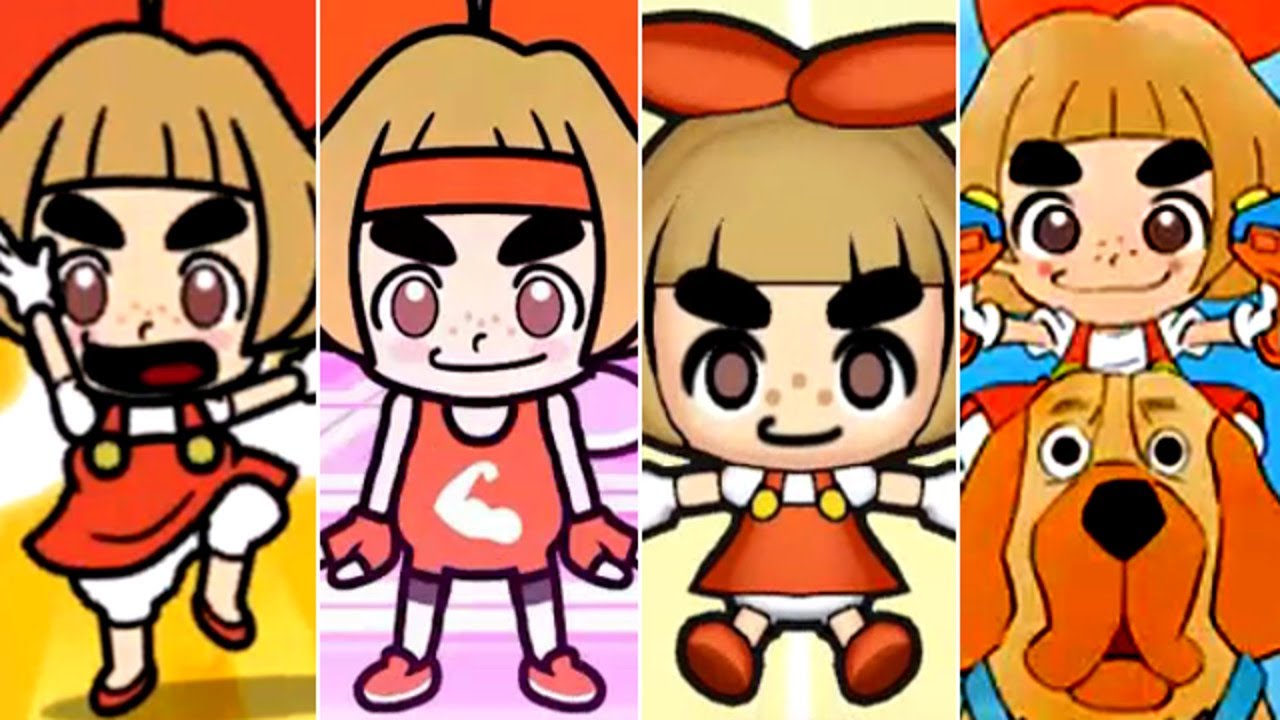 Evolution of Lulu in WarioWare Games (2018-2021)