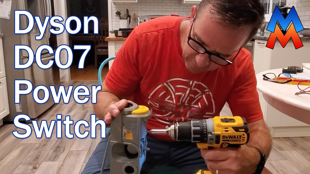 Dyson Won't Turn On - Replacing the Power Switch on a Dyson DC07 Vacuum | Morgan Madness