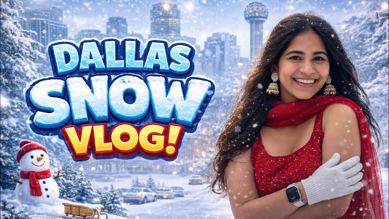 Dallas snow ☃️.I know it’s to late but 🤷‍♀️ that ok guys ❄️