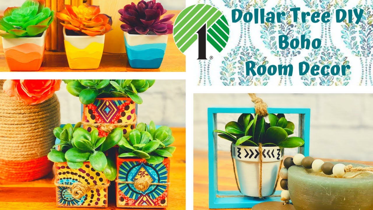 Dollar Tree DIY | DIY Boho Room Decor | DIY Bohemian Decor | Easy and Affordable DIY Boho Decor