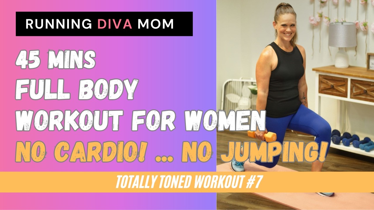 45 min Totally Toned Workout for Women #7 | no equipment/no jumping! [recorded live 1/22/2021]