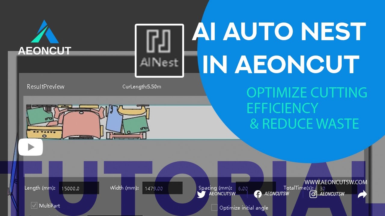 4-How to Use AI Auto Nest in Aeoncut – Optimize Cutting Efficiency & Reduce Waste