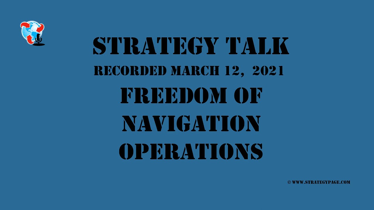 Freedom Of Navigation Operations