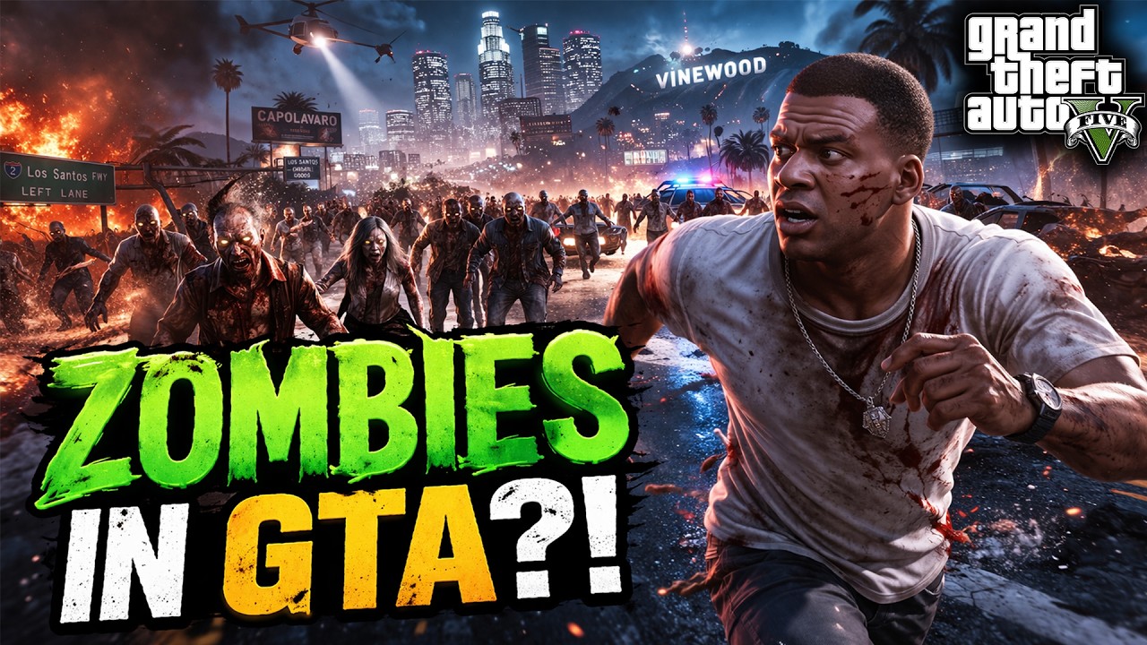 🔴ZOMBIES In GTA 5?!?! | THE DEAD WORLD
