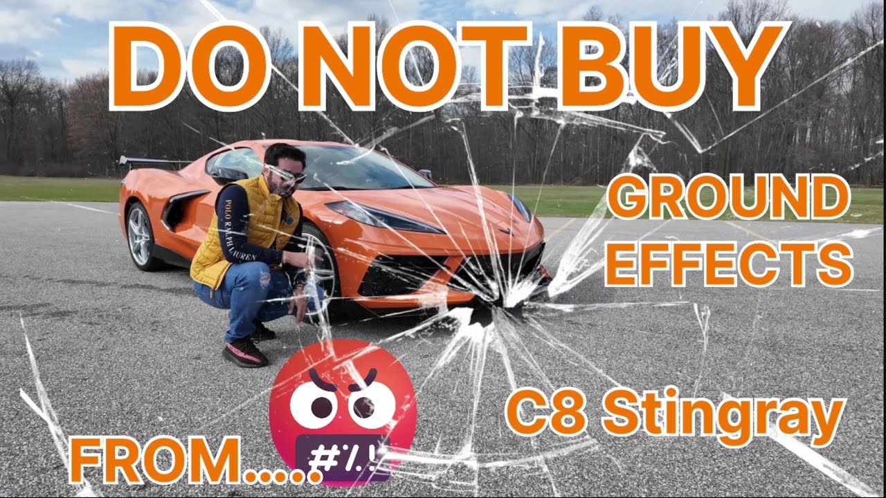 Unbiased Review - Ground Effects & High Wing Spoiler - 2024 Corvette C8 Stingray