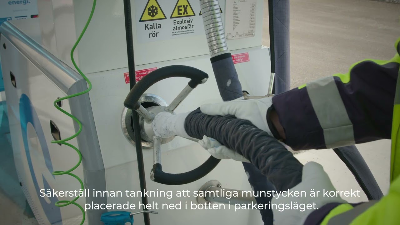 Scania/Iveco tankinstruktioner för Vårgårda & Växjö på svenska | Gasum