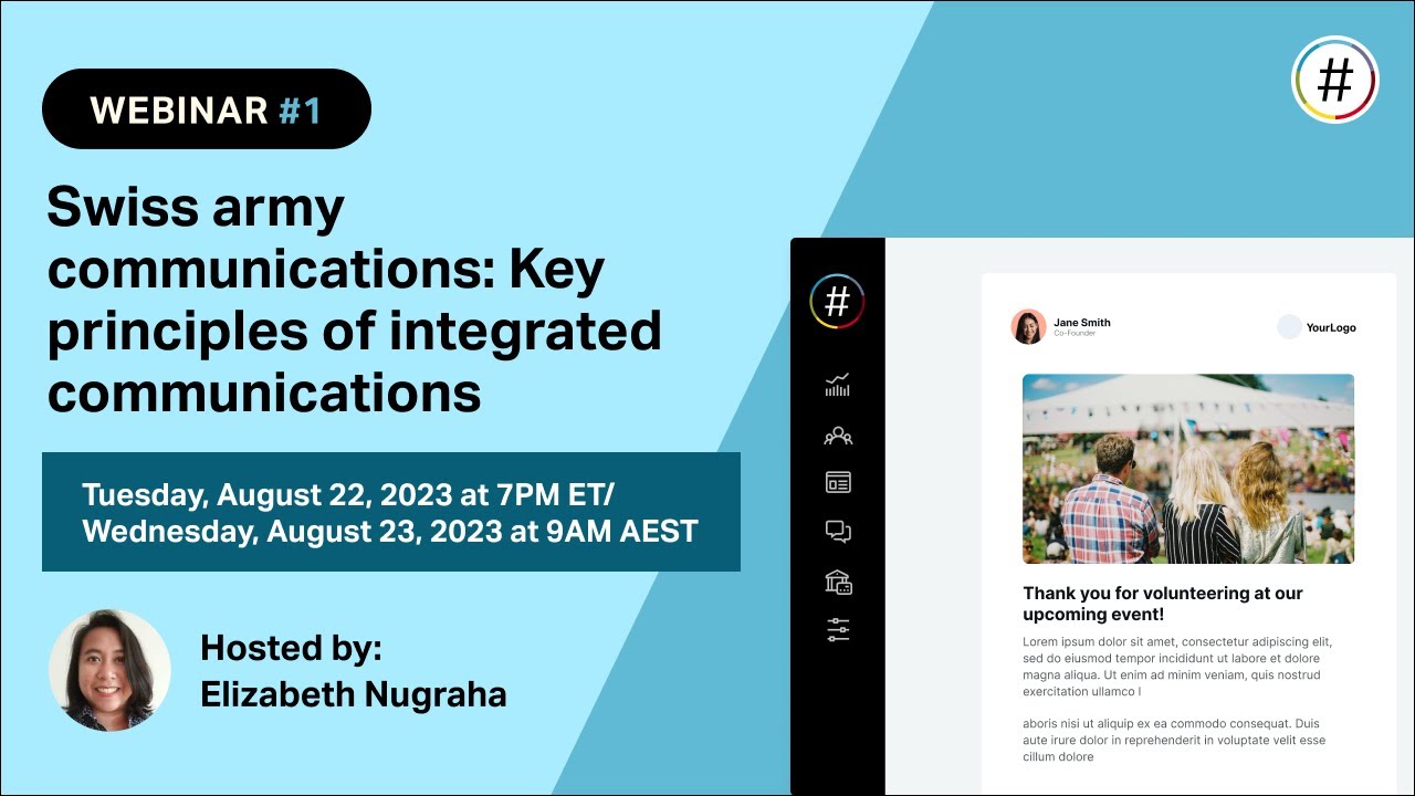 NationBuilder Academy #1: Swiss army communications: Key principles of integrated communications