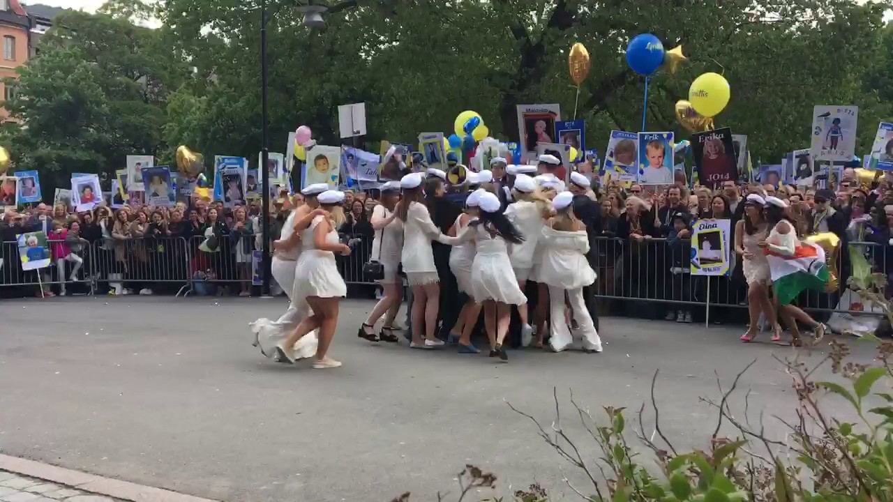 Student 2017 utspring på Östra Reals gymnasium