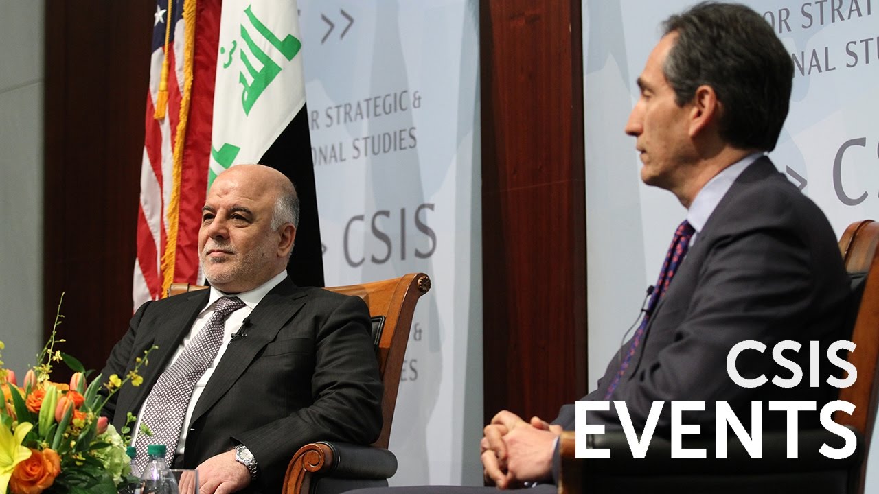 Statesmen's Forum: Iraqi Prime Minister Haider Al-Abadi
