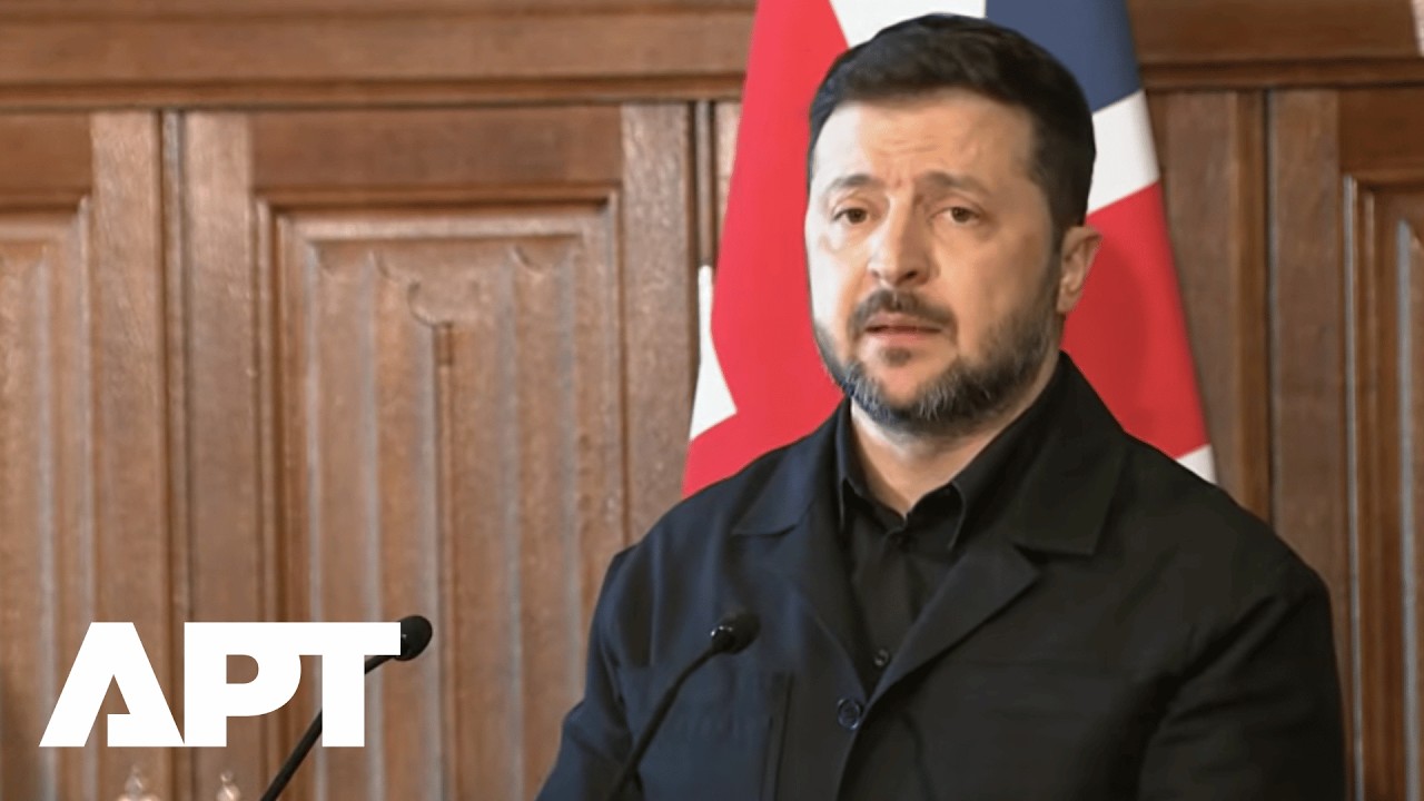 СМОТРИТЕ: Зеленский благодарит Великобританию за поддержку и предупреждает об использовании ИИ и ...