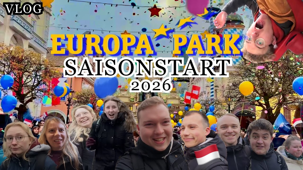 Der EUROPA PARK SAISONSTART 2026! Neuheiten-Check & das &uuml;bliche Vlog-Chaos! 😁 | Vlog #295