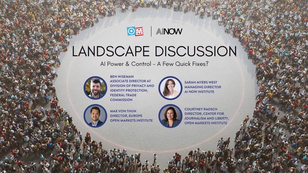 Landscape Discussion #7: AI Power & Control – A Few Quick Fixes?