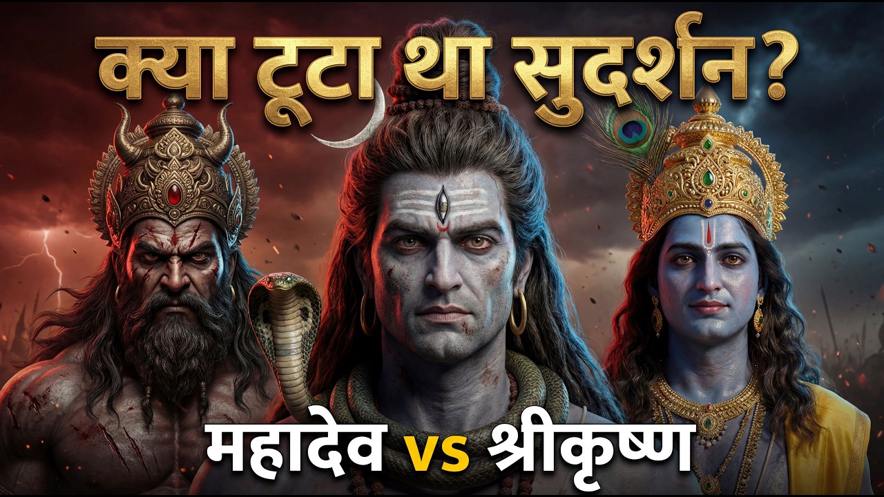 👉 क्या सच में शिव ने निगल लिया सुदर्शन चक्र? | श्रीकृष्ण-बाणासुर युद्ध | uffnow