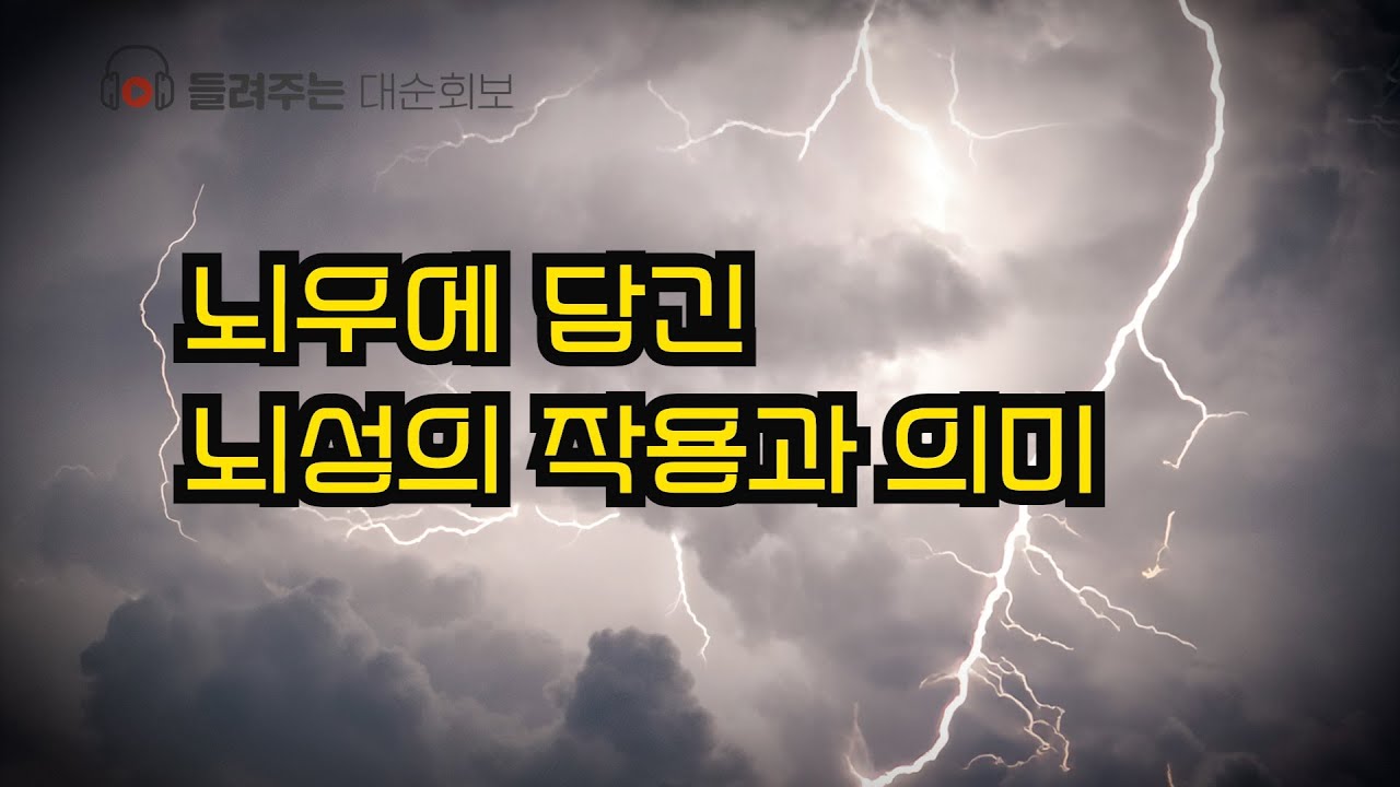 뇌우에 담긴 뇌성의 작용과 의미  |  대순진리회
