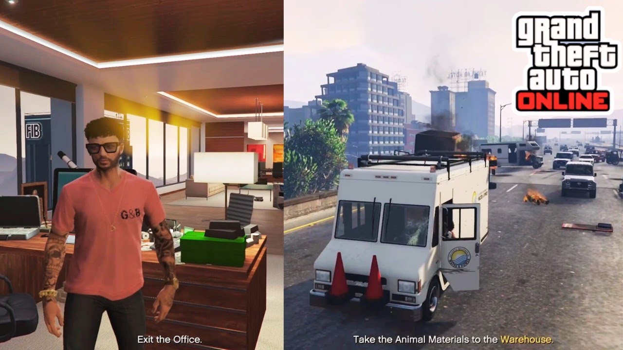 GTA 5 Online Buy Special Cargo Collect Animal Materials MazeBank Office Mission #gta #gameplay #mod 