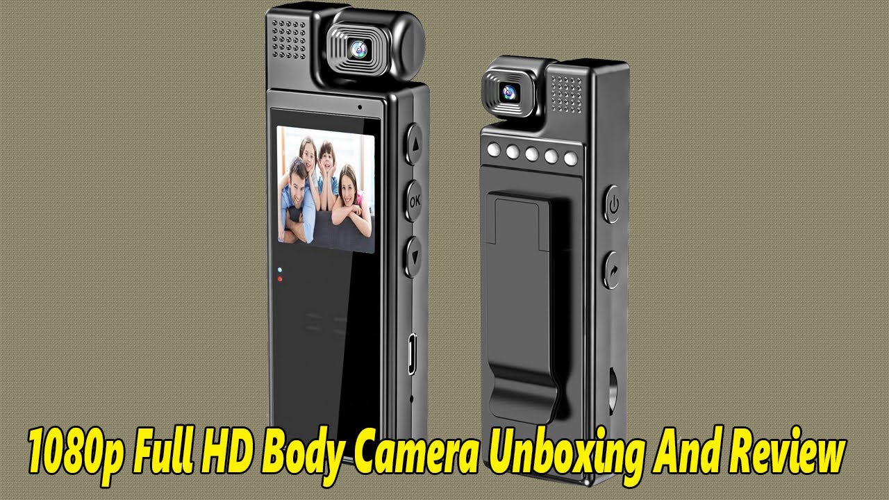 1080p Full HD Body Camera Unboxing And Review