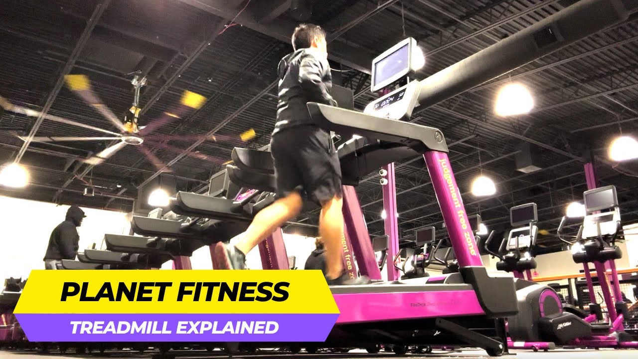 Planet Fitness Treadmill (HOW TO USE IT / TREADMILL WORKOUTS!)