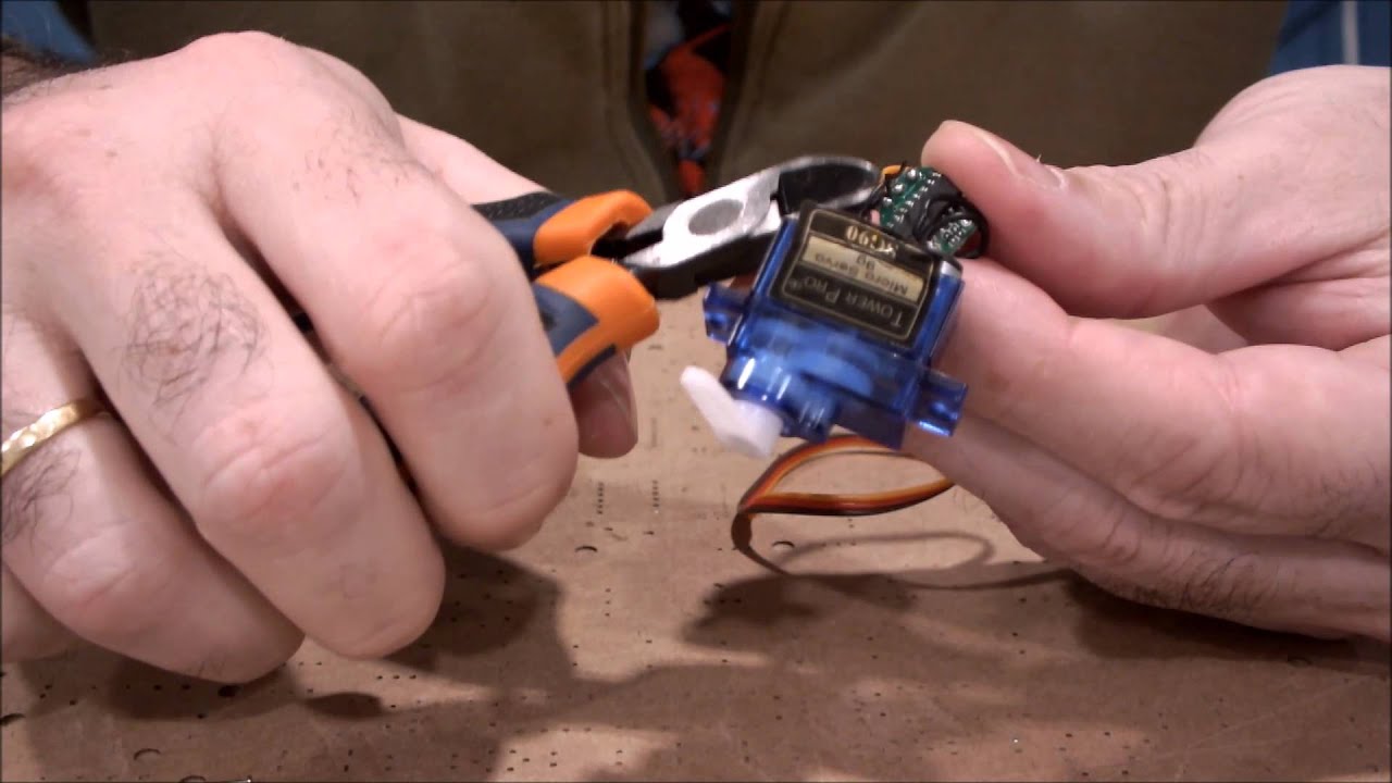 convertir servo en rotacion continua