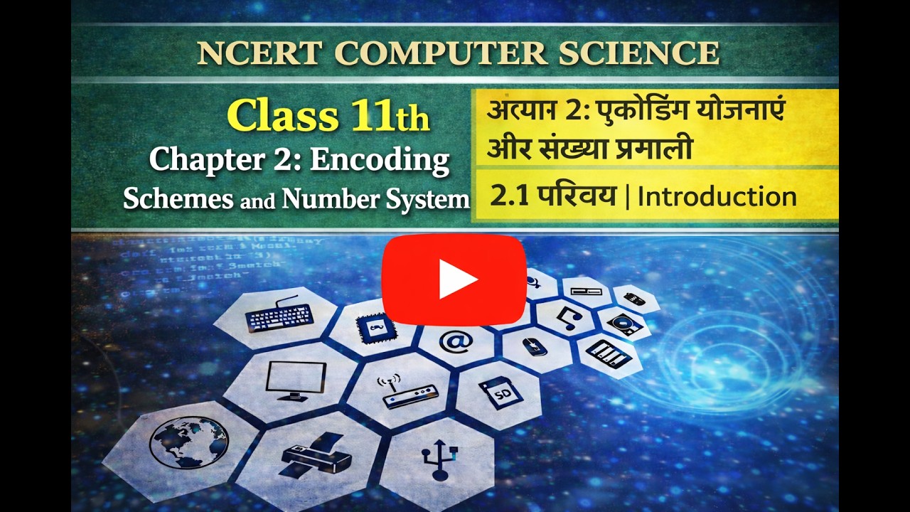 2.1 Introduction | Chapter 2 Encoding Schemes and Number System  | NCERT Class 11 Computer Science