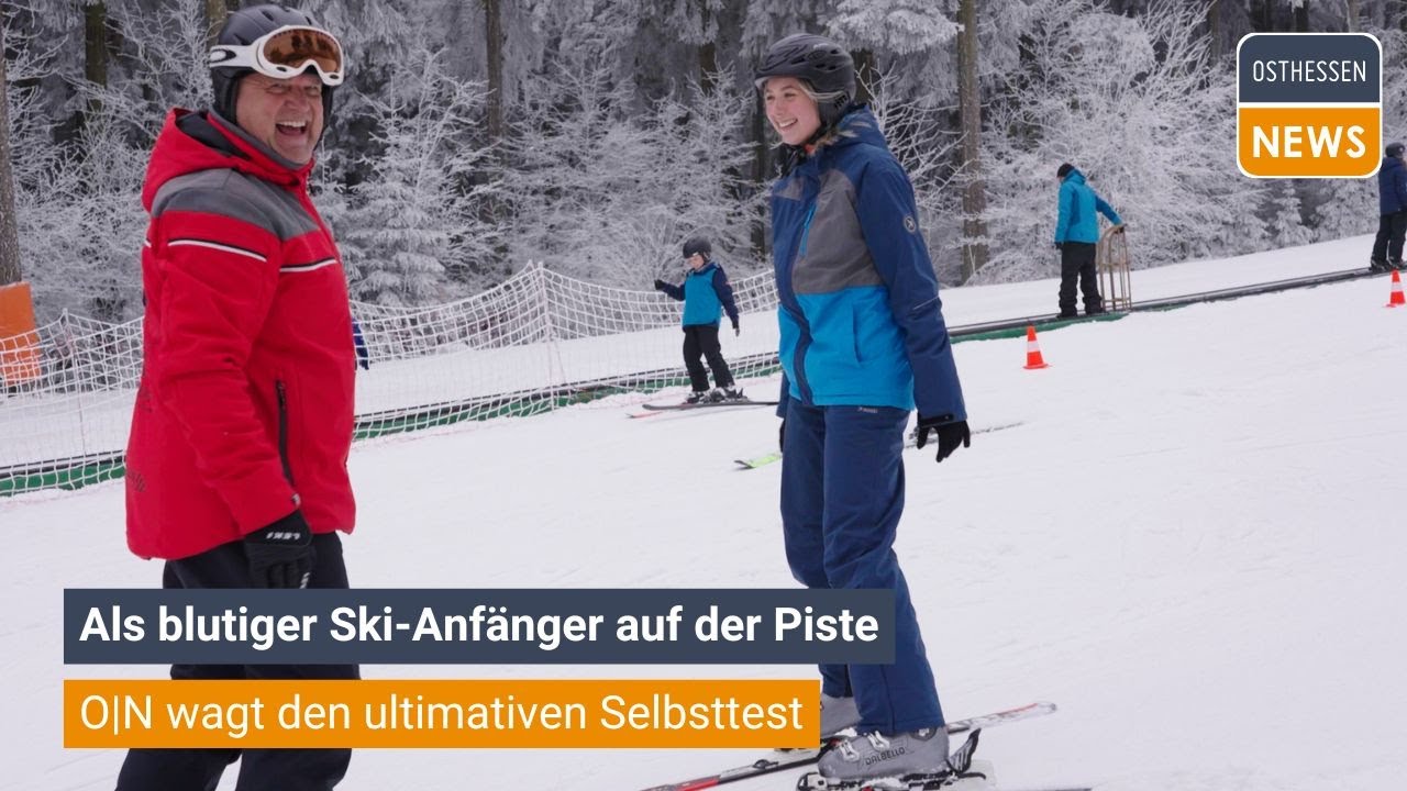 GERSFELD (RHÖN): Als blutiger Ski-Anfänger 🎿 auf der Wasserkuppe