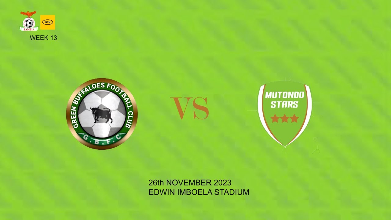 Highlights| Green Buffaloes vs Mutondo Stars
