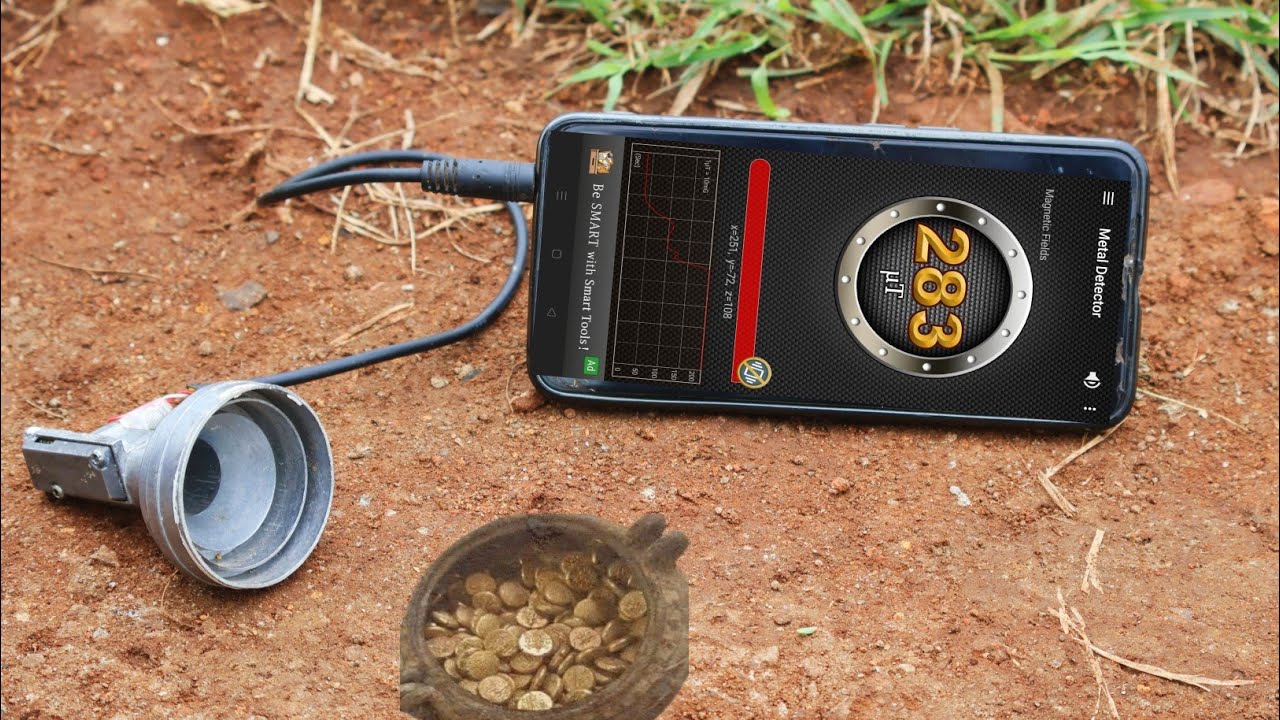 LNB and mobile earphone pin ki madad se banaye METAL DETECTOR app