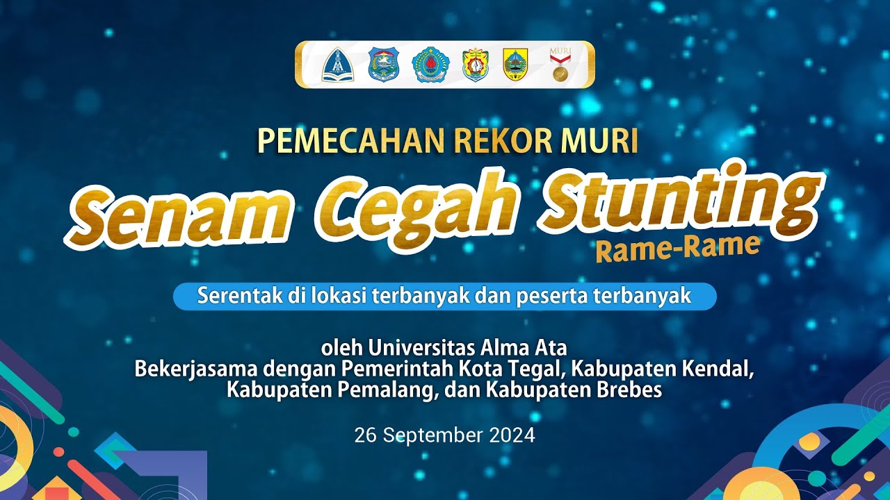 PEMECAHAN REKOR MURI: Senam Cegah Stunting