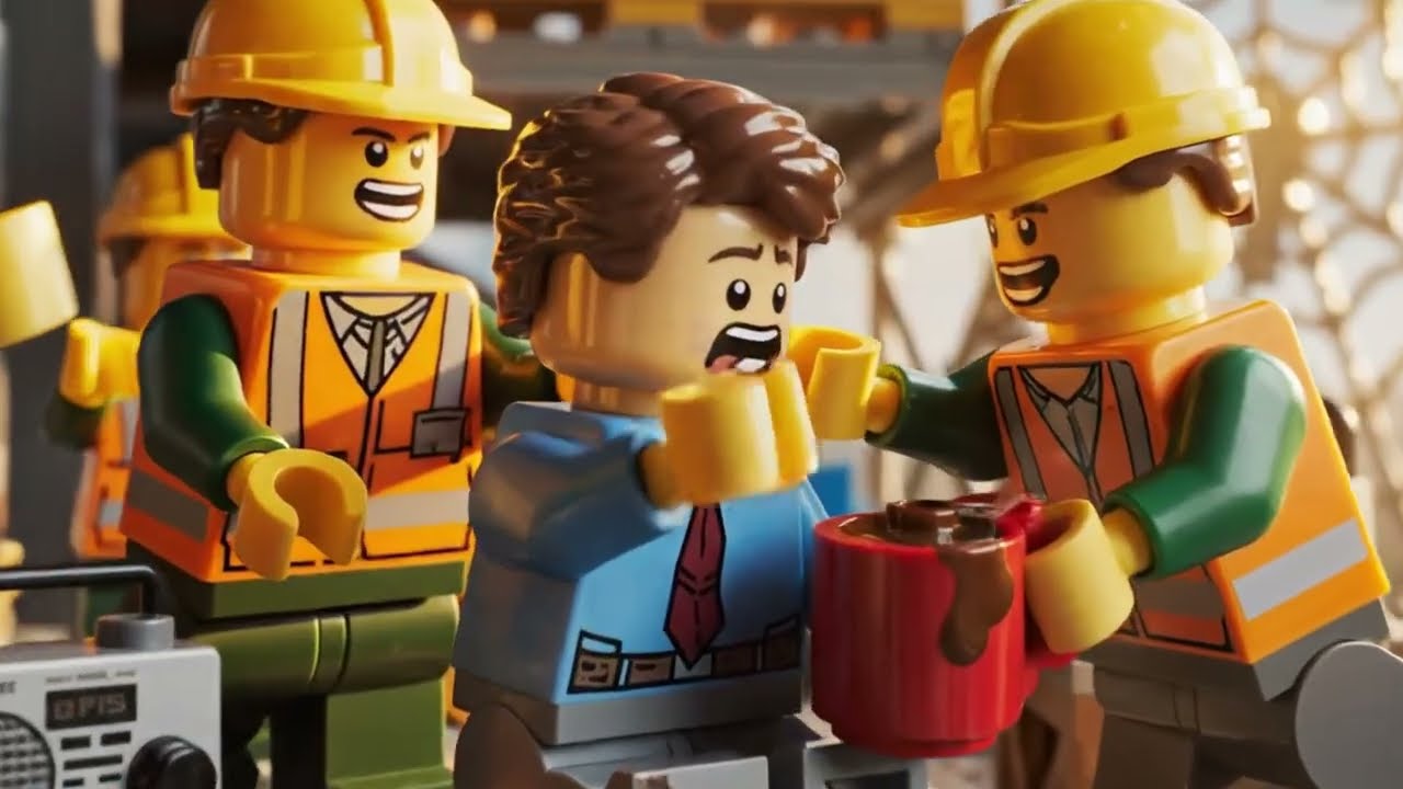 A Day in the Life of LEGO Spider-Man | Part 6 | When the Forklift Tipped and Spider Man Was There