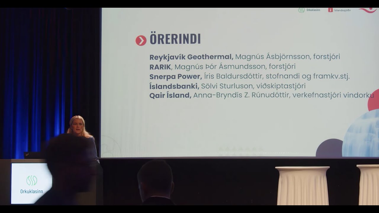 Fagfjárfestar og orkutengd starfsemi - Örerindi