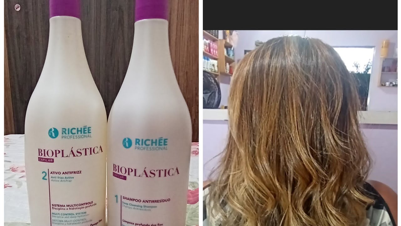 A MELHOR PROGRESSIVA QUE JA USEI( BIOPRÁSTICA capilar)richée
