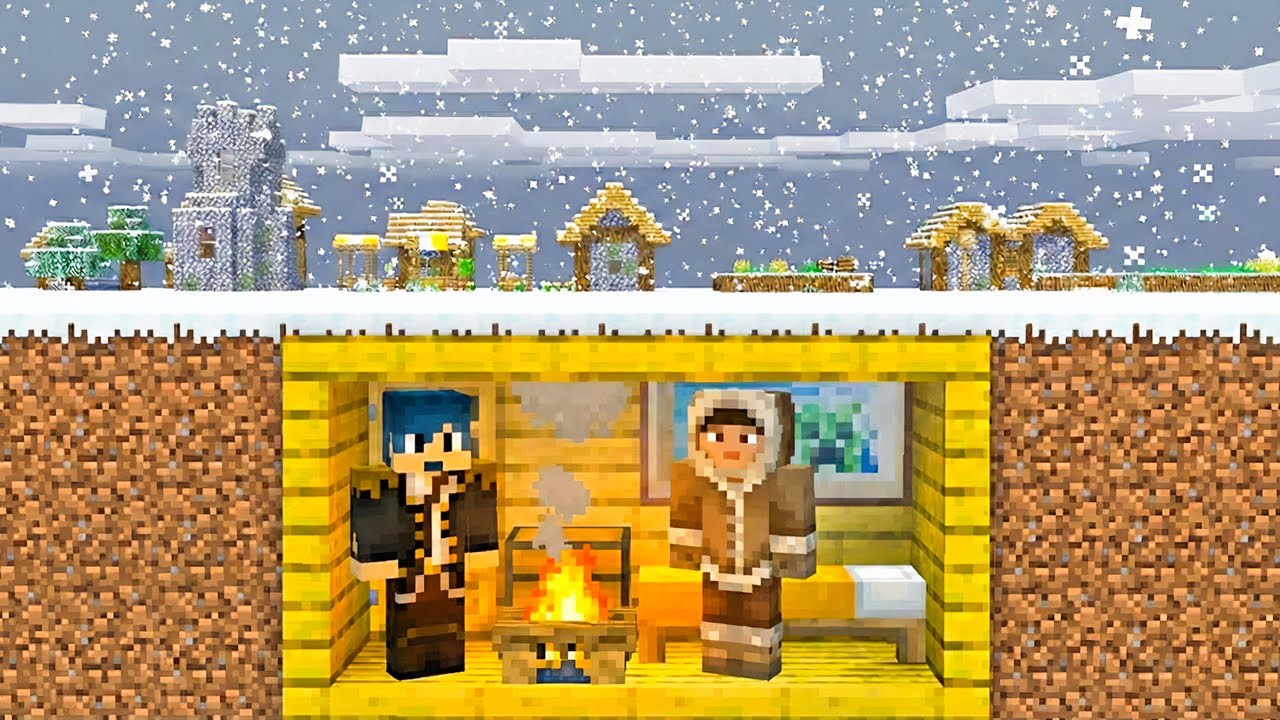 Ho SALVATO un SUPERSTITE dal FREDDO! - Minecraft Ep.4