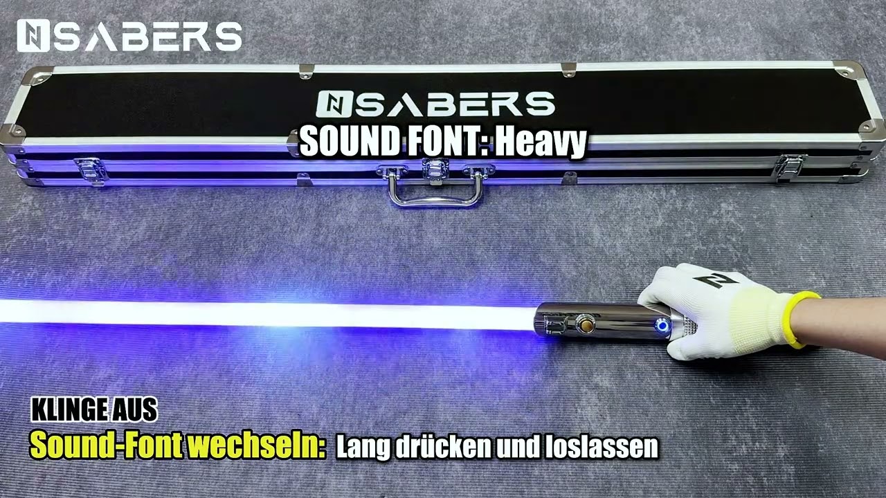 Anakin SE PF Lichtschwert-Funktionen | Ein-Knopf-Bedienung | Nsabers